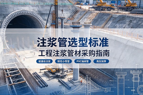 福山注浆管选型标准