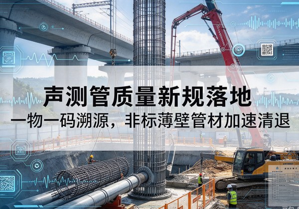 福山声测管质量新规落地，一物一码溯源，非标薄壁管材加速清退