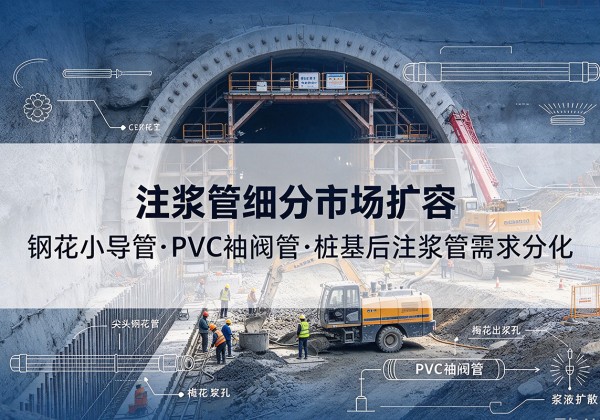 福山注浆管细分市场扩容，隧道钢花小导管、PVC 袖阀管、桩基后注浆管需求分化